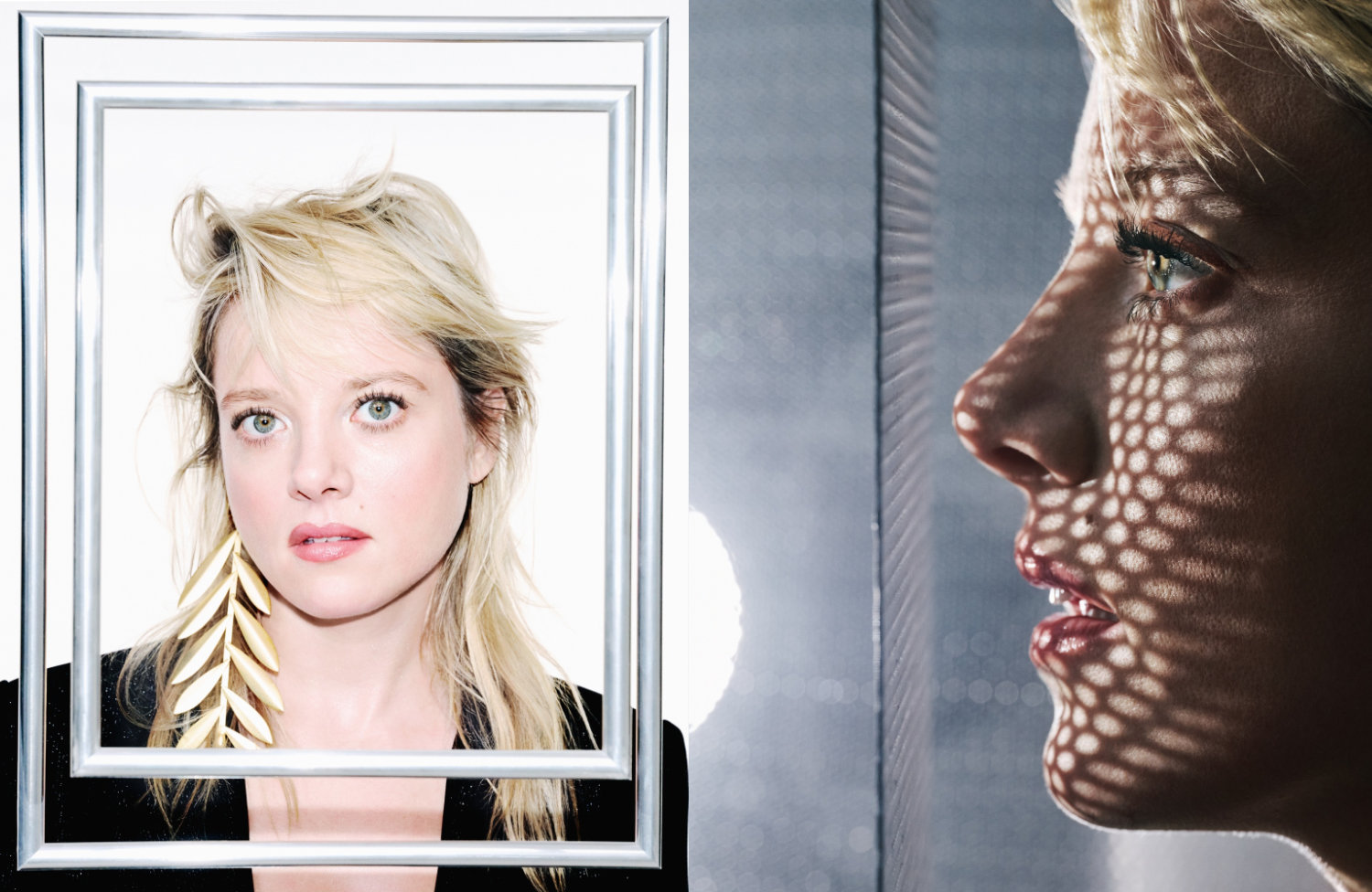 Jella Haase for TUSH x Armani Beauty